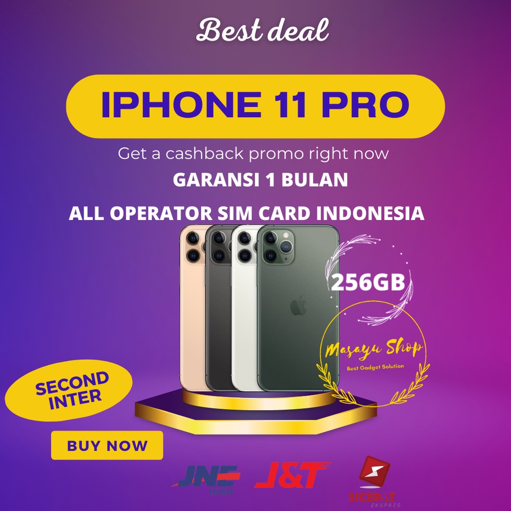 Jual IPhone 11 Pro 256GB Ex Inter Second Bekas Original | Shopee Indonesia