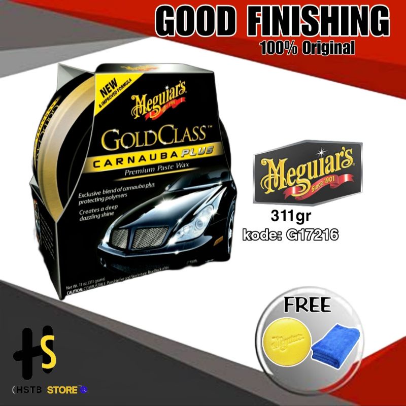 Jual MEGUIARS GOLD CLASS PASTE WAX CARNAUBA PLUS PREMIUM 311gram EFEK ...