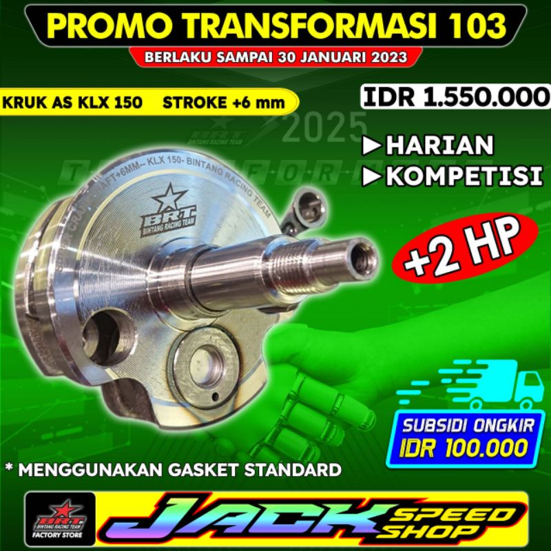 Jual Kruk As Brt Klx Klx Bf Dtracker Bandul Askruk Crankshaft Pin Langkah