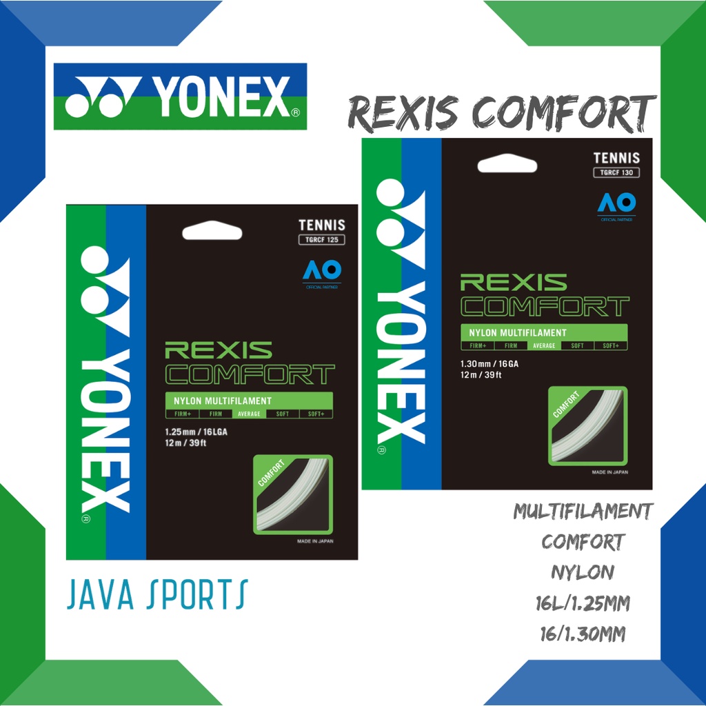 Jual Senar Raket Tenis Yonex REXIS COMFORT | Multifilament | Comfort ...
