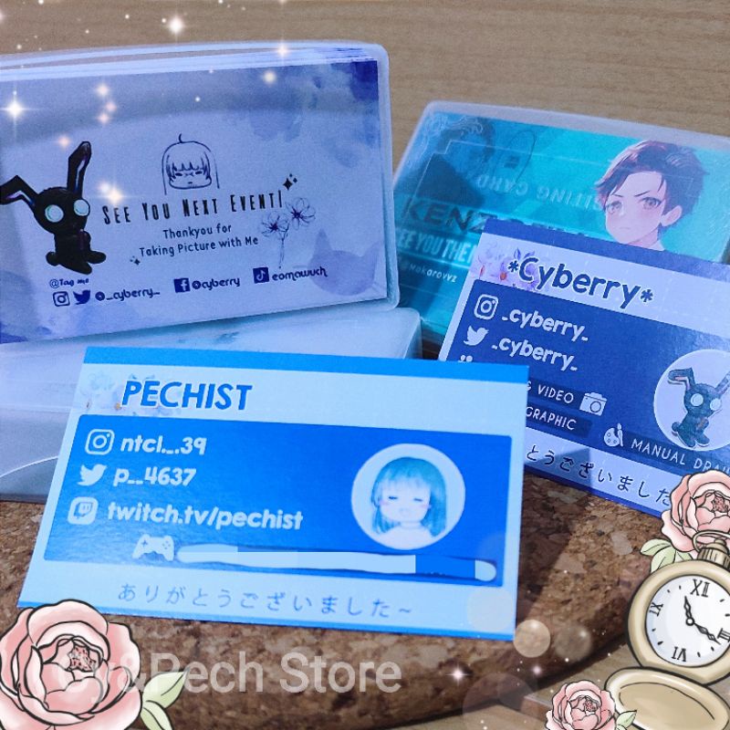 Jual Custom Coscard, Thank you Card, Sticker, Poster [Sudah Termasuk ...