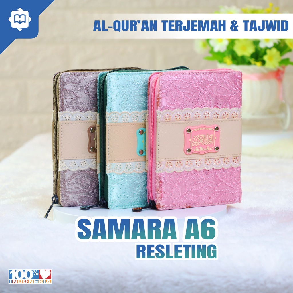 Jual Al Quran Terjemah Dan Tajwid Warna Resleting Pocket Samara Al