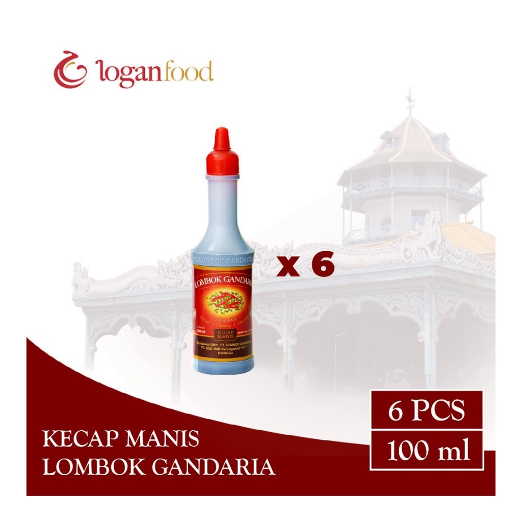 Jual Lombok Gandaria Kecap Manis Botol Abu 100 Ml / Kecap Manis Botol ...