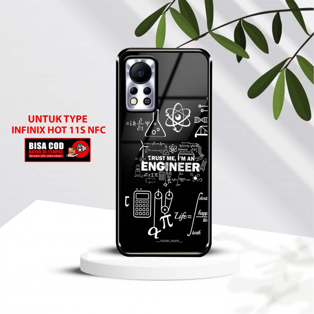 Jual Case Infinix Hot 11S NFC Terbaru Softcase Glass Kaca 2D