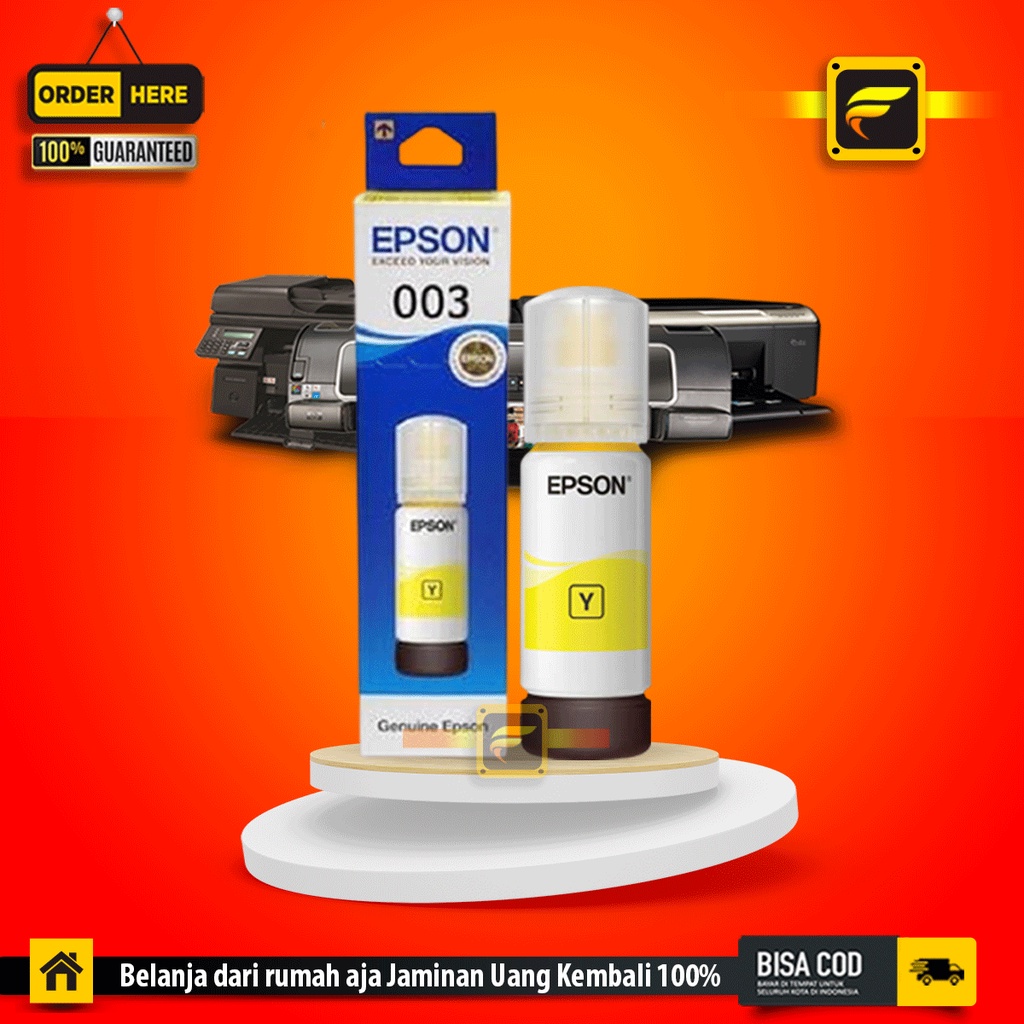 Jual Tinta Epson 003 YELLOW SERIES L3110 L3150 L3100 L1110 L3101 L5190 ...