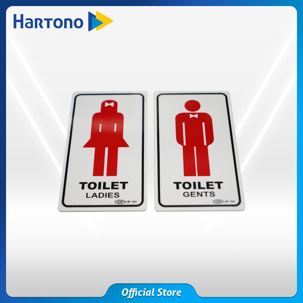 Jual GM Label Medium Toilet Ladies/Gents TO-LADIESGENTS | Shopee Indonesia