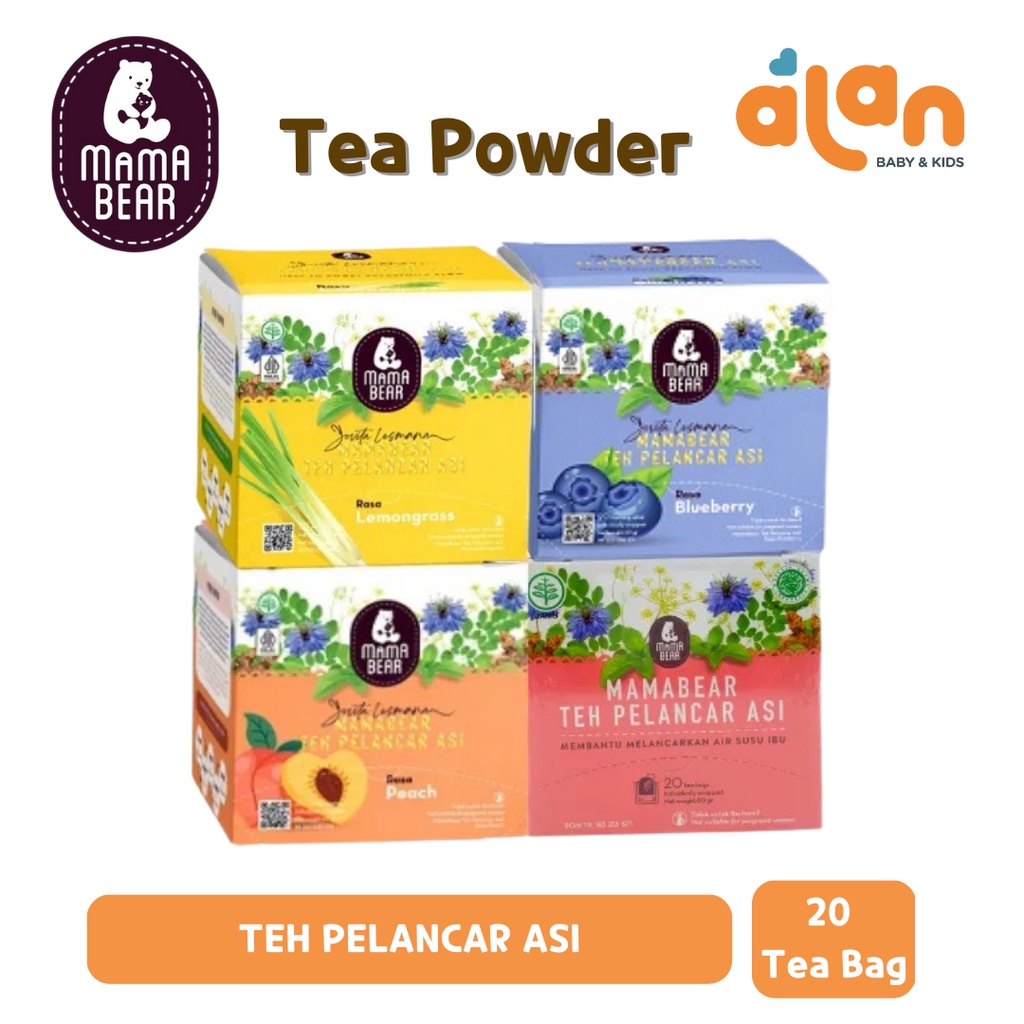 Jual Mama Bear ASI Booster Tea / Teh Pelancar ASI 60gr | Shopee Indonesia