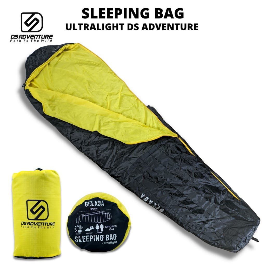 Jual Sleeping bag dacron 2oz ultralight seri gelada ds adventure