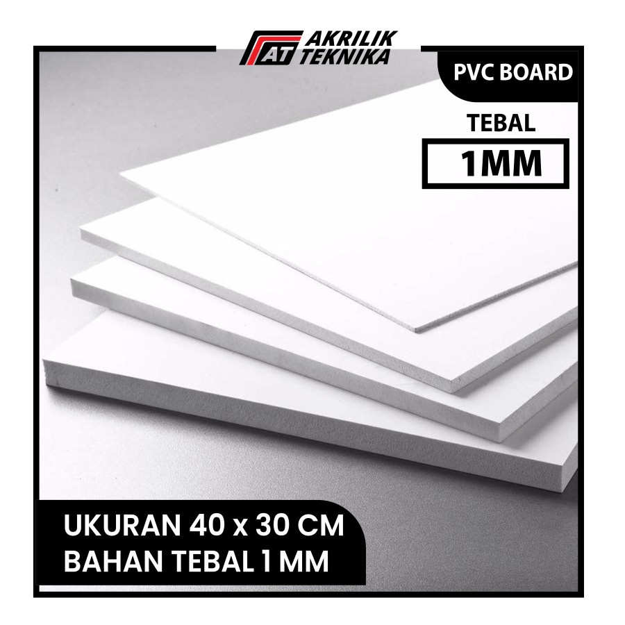 Jual PVC BOARD / PVC FOAM BOARD 1MM 40X30CM Shopee Indonesia