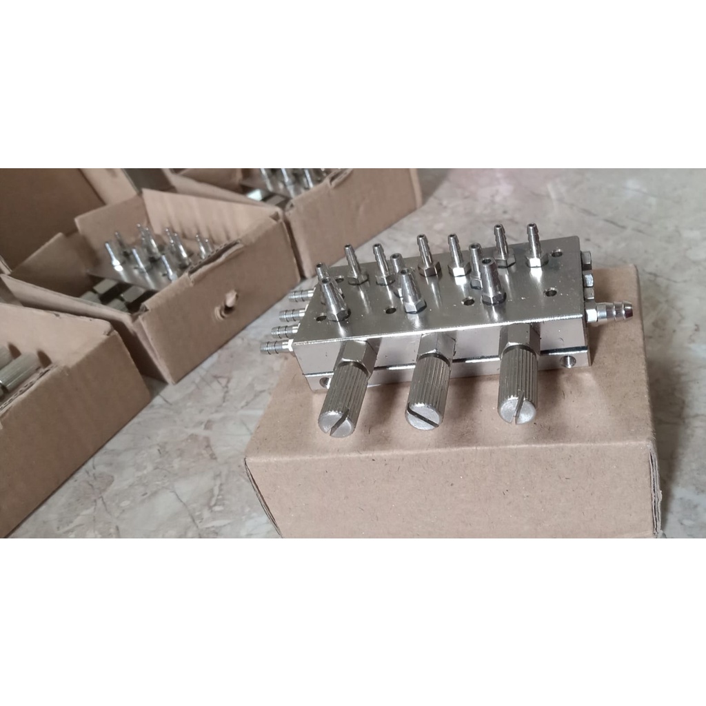 Jual Dental Unit Sparepart Manipul valve 3 putaran (3 in 1 Valve ...