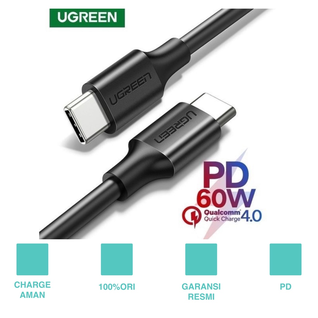 Jual Ugreen Kabel Data Type C To Type C A W Pd Super Fast Charging Shopee Indonesia