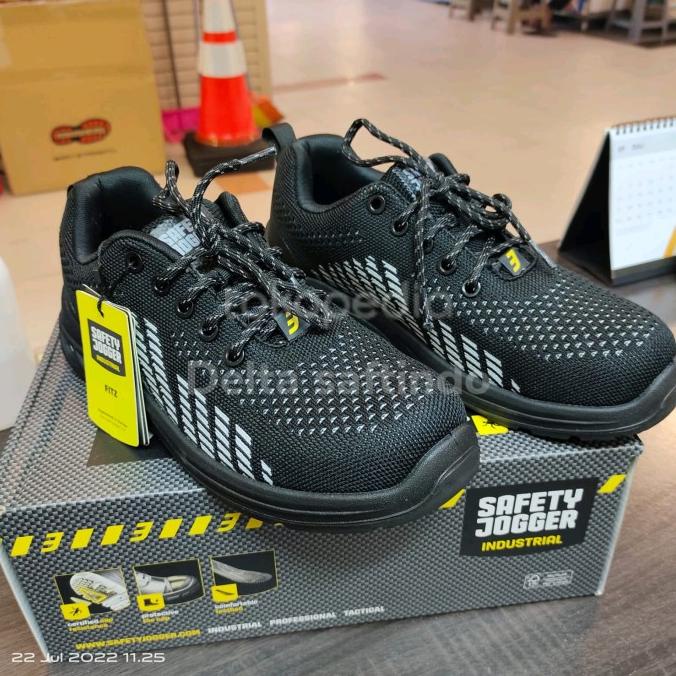 Jual A1 SEPATU SAFETY SHOES JOGGER FITZ HITAM ORIGINAL SAFETY SHOES