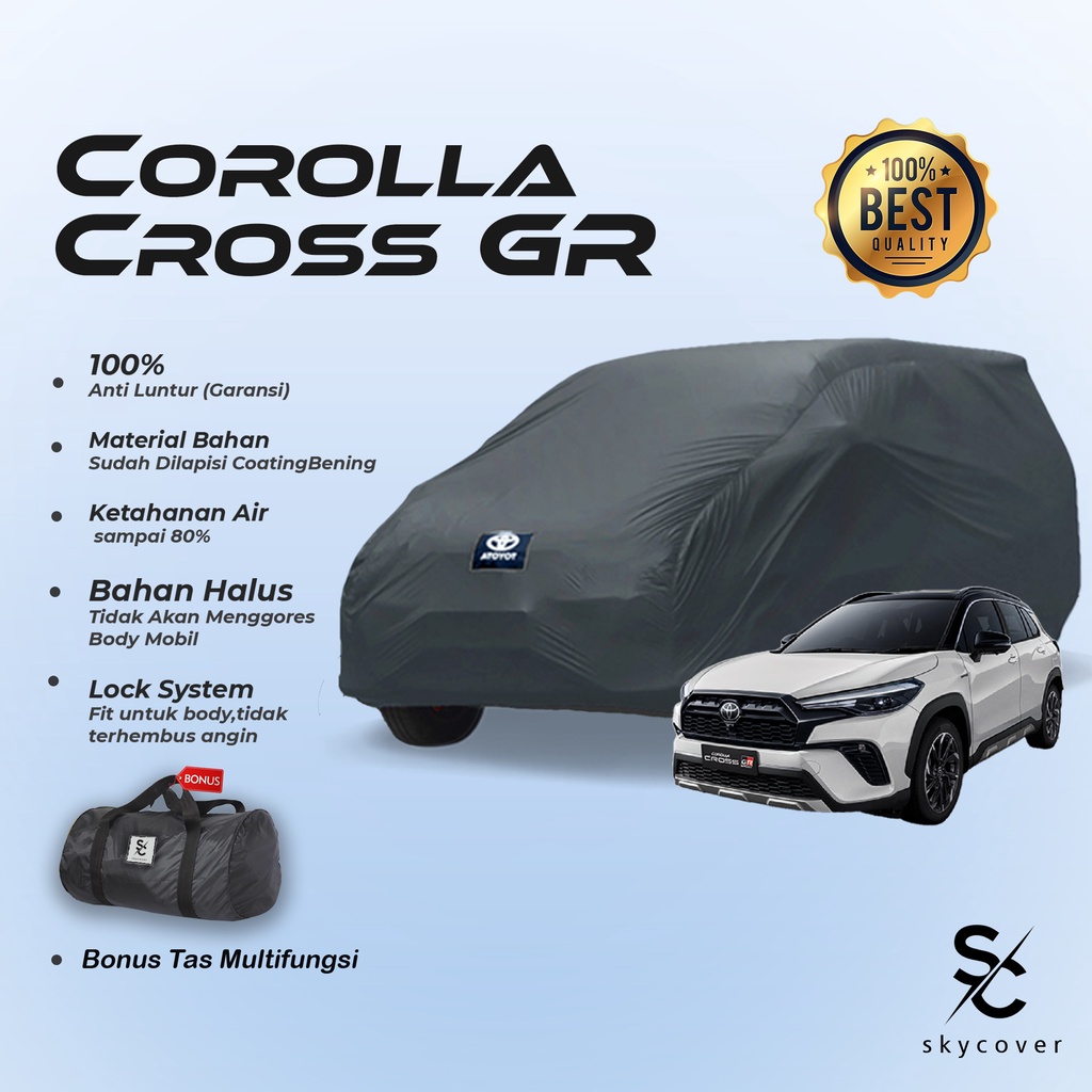 Jual Cover Mobil Toyota Corolla Cross Gr Sport Sarung Mobil