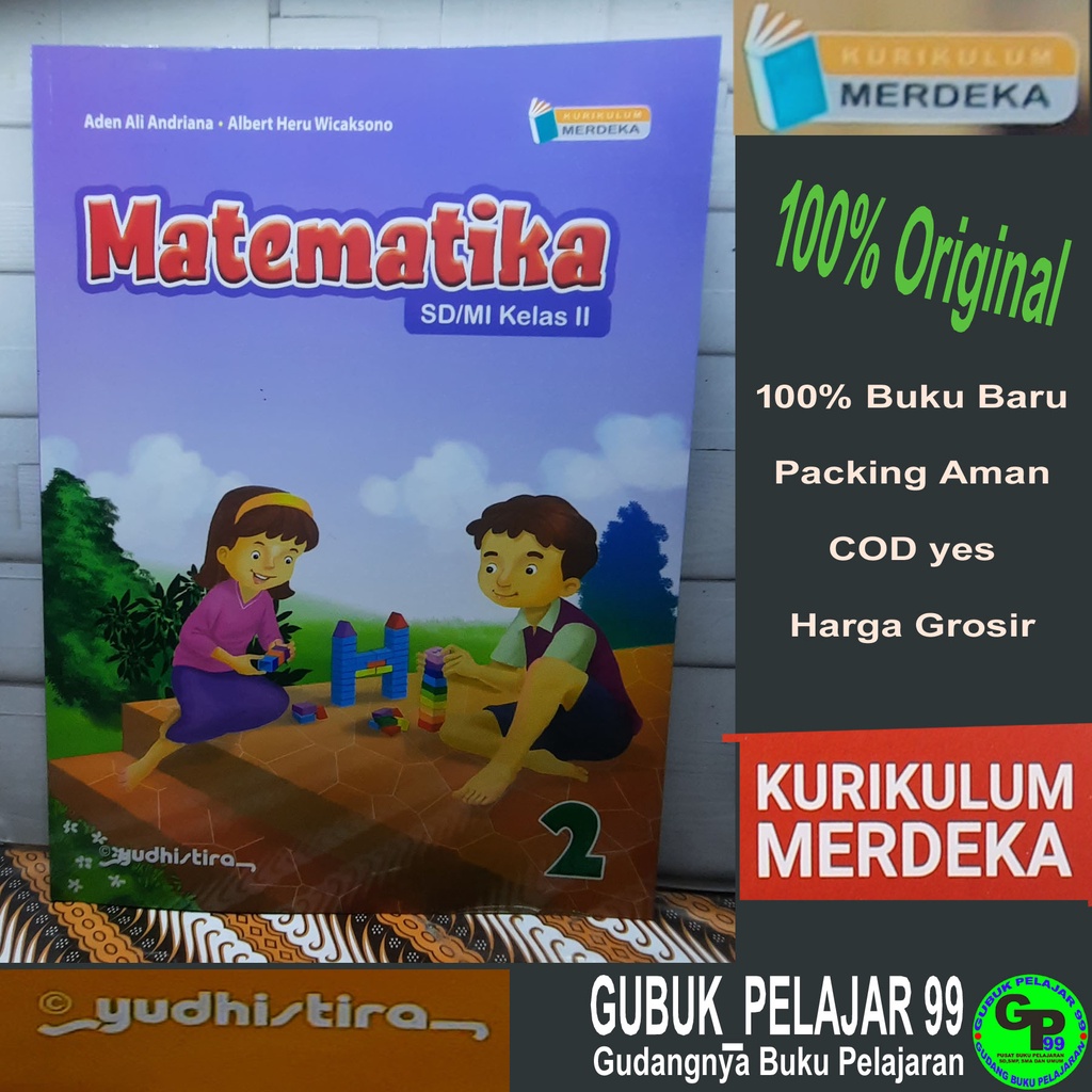 Jual Buku Siswa MATEMATIKA Untuk Kelas 2 SD/MI Kurikulum Merdeka ...