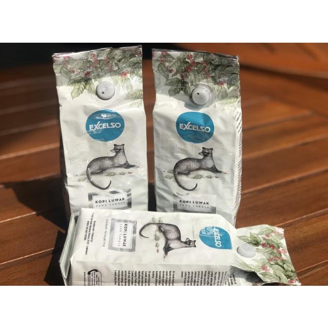 Jual Kopi Luwak Excelso Original Toraja Gr Fresh Bentuk Biji Shopee Indonesia