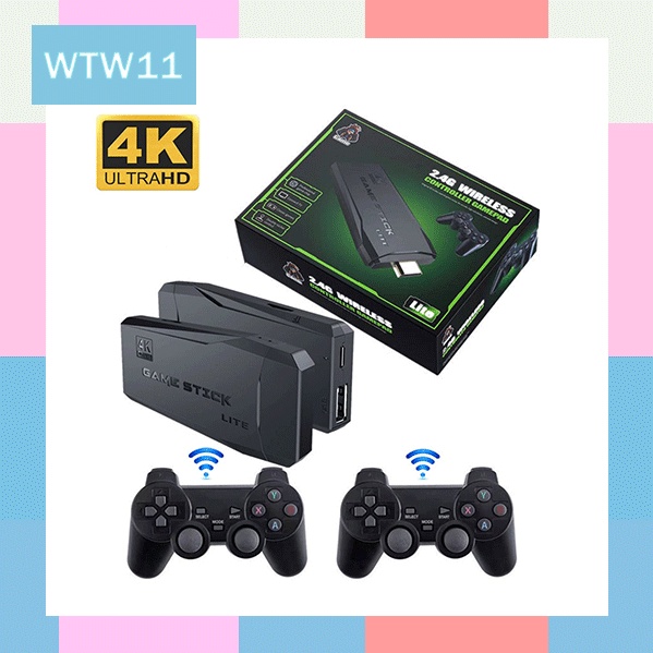 Jual STOCK READY M8 Video Game box Console 2.4G Stick 4K 5000games 64GB ...