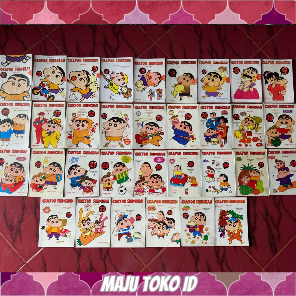Jual Komik SET Kolpri Crayon Shinchan Vol 1-38 Termurah!!! | Shopee ...