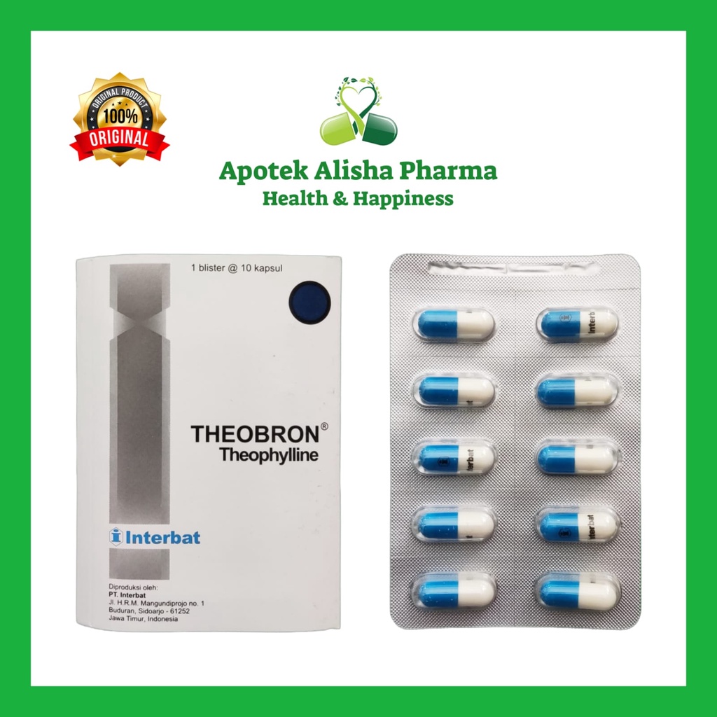 Jual Theobron 130mg Strip isi 4 Kapsul - Teobron Obat Asma dan Sesak ...
