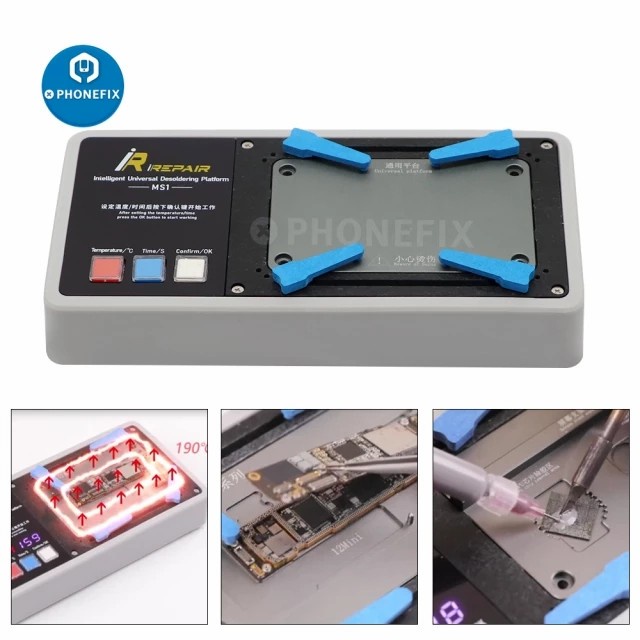 iHeater Pro Desoldering Station for IPhone x-13promax Chip+ 12 PCS heating modul