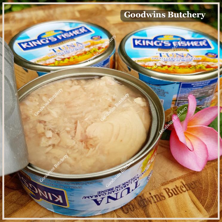 Jual King's Fisher Bali TUNA LARUTAN GARAM tuna chunk in brine HALAL