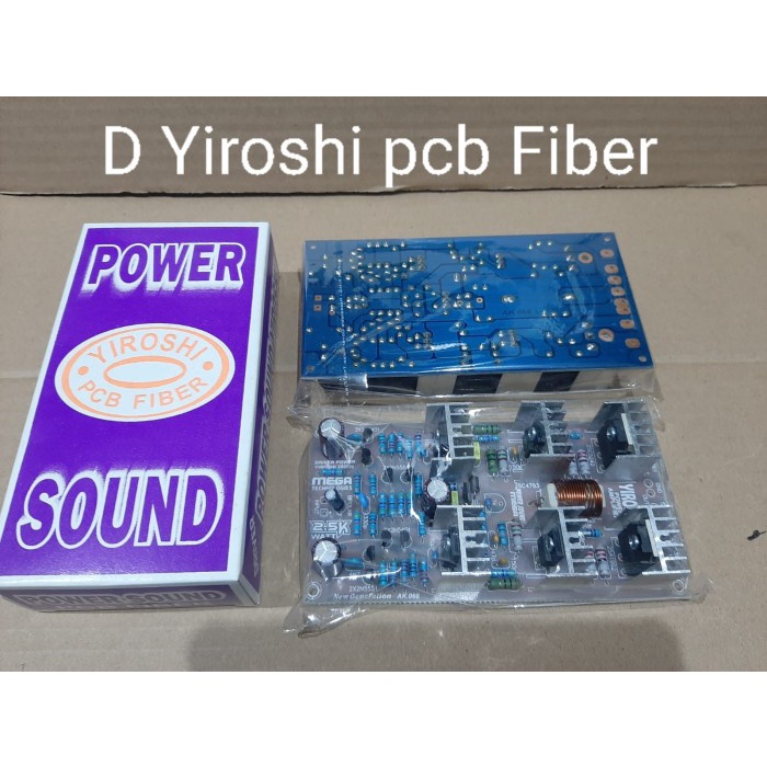 Jual Open DS] Power Driver Yiroshi 2500 watt PCB Fiber merk Mega Power
