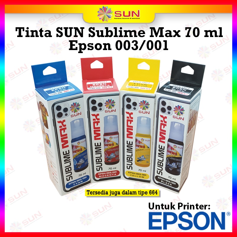 Jual Tinta Epson Sublim Sun Sublime Max Ml