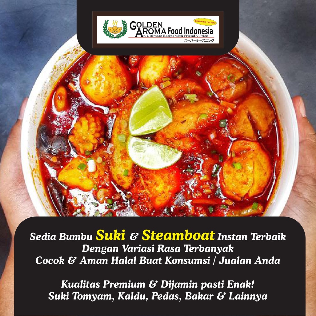 Jual BUMBU STEAMBOAT Sapi Lada Hitam Non MSG 1Kg Suki Instan Shabu ...