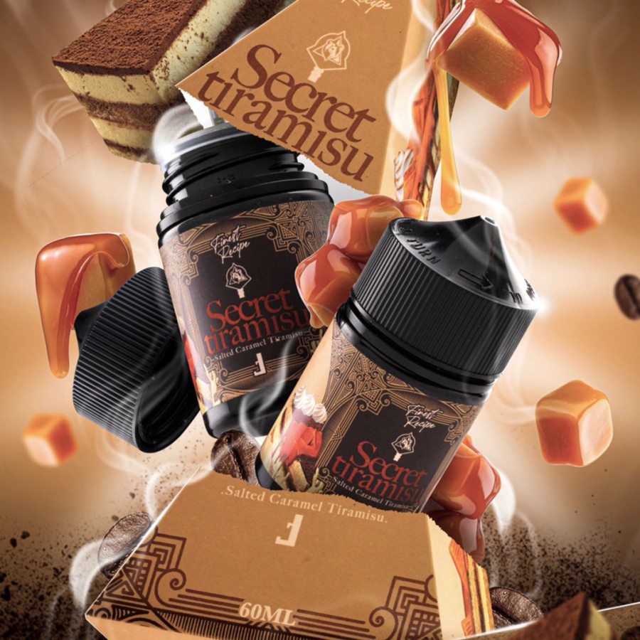 Jual Secret V3 Salted Caramel Tiramisu 60ML by Trilogy x Jvape Liquid