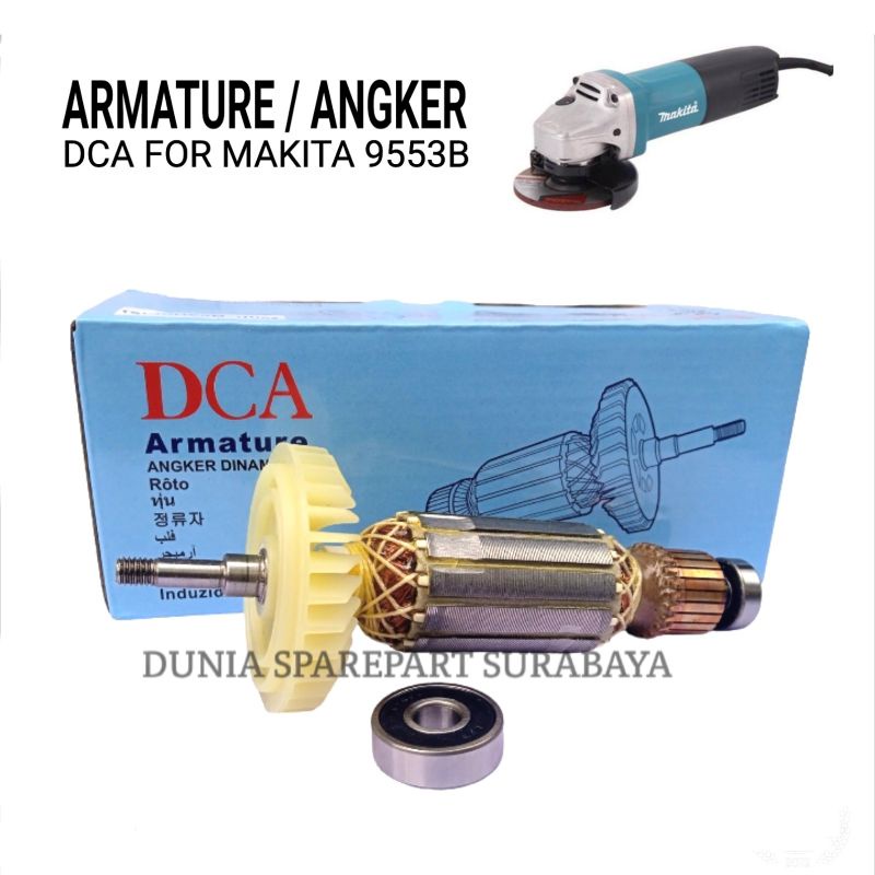 Jual Armature DCA For Gerinda Makita 9553B / Angker Dinamo Grenda ...