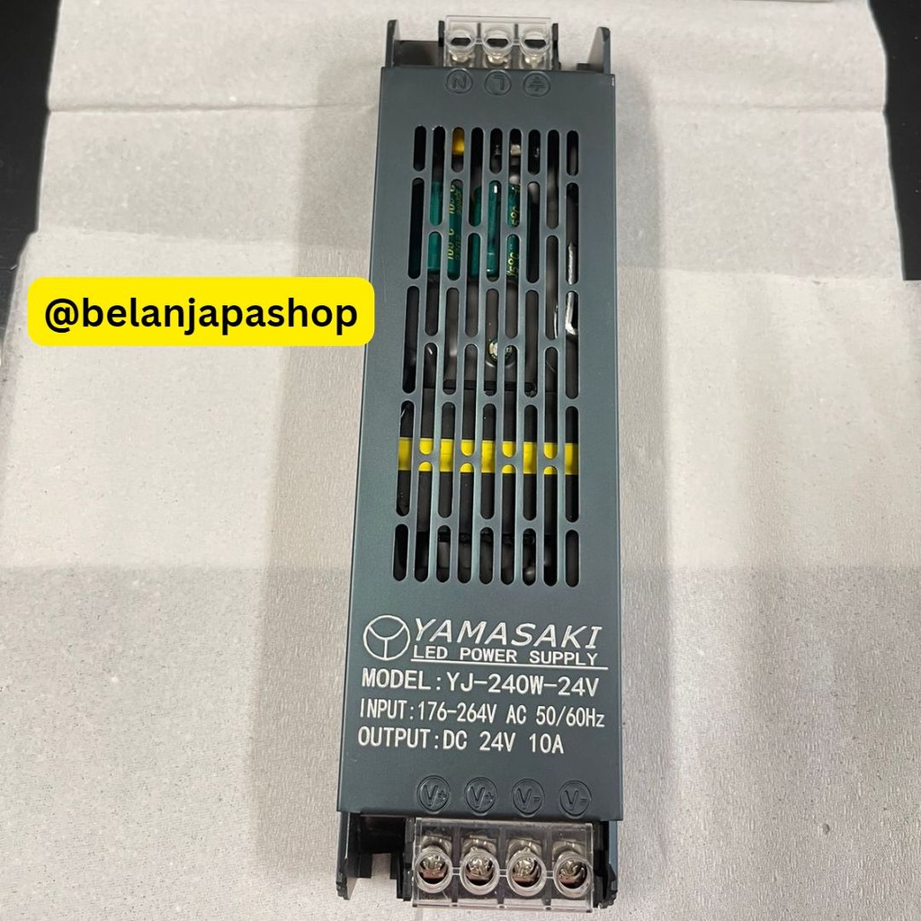 Jual YAMASAKI Trafo Adaptor Blue Slim Power Supply 24V 10A 240W DIJAMIN ...