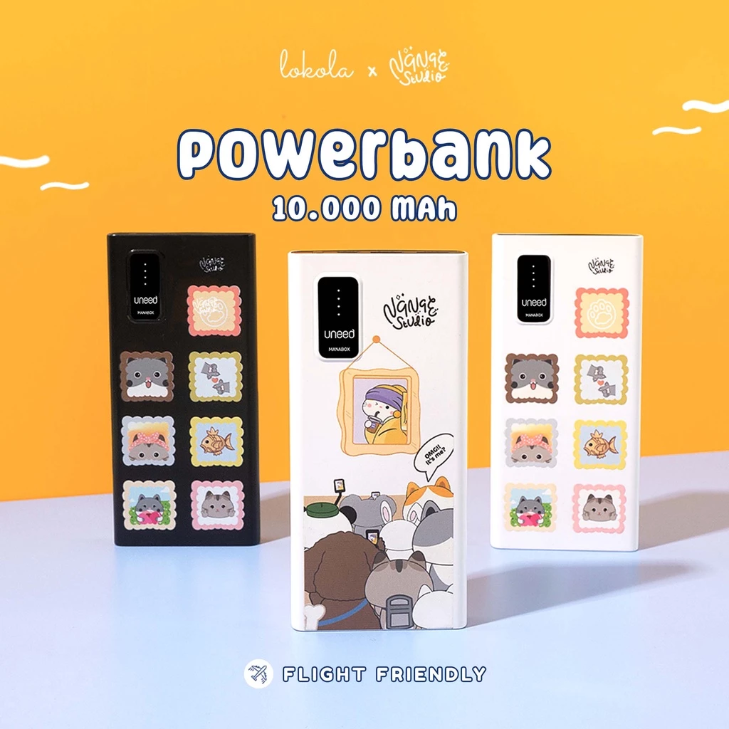Powerbank 10.000mAh Lokola by Uneed x Nanae Studio