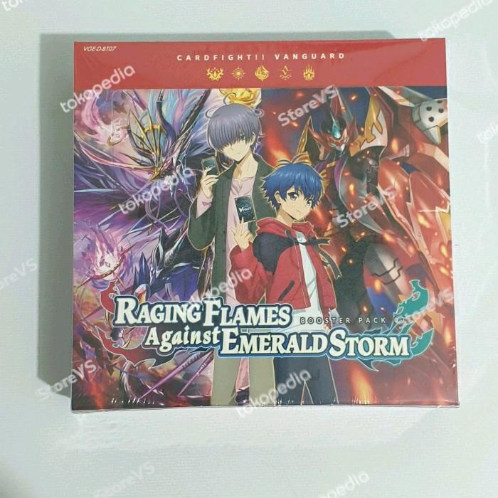 raging flames against emerald storm booster box Vanguard main image 0