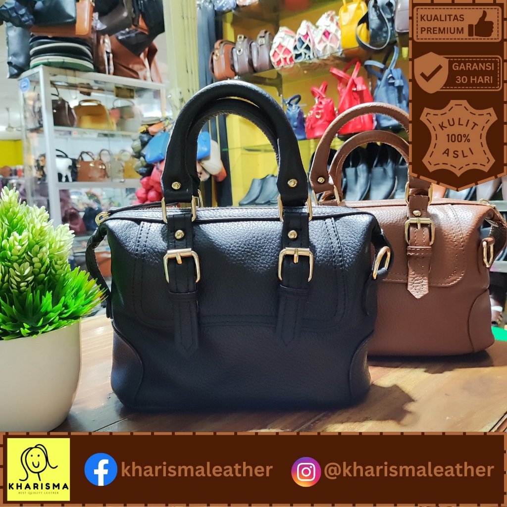 Jual Tas Kulit Asli Garut Terbaru - Tas Selempang Kulit Model ELSI