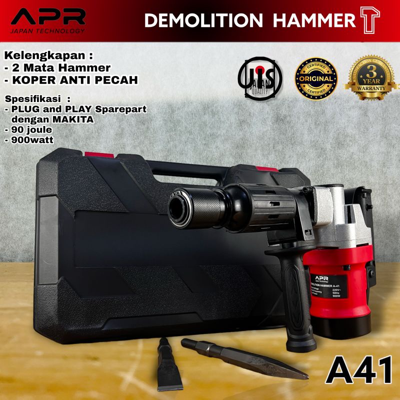 Jual Hammer Mesin Bobok Beton APR JAPAN TYPE A41 Jack Hammer Drill ...