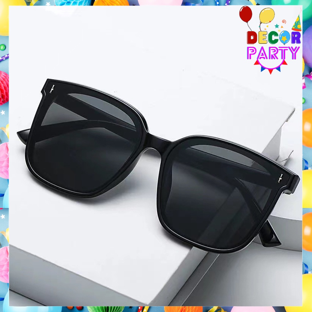 Jual DP Kacamata Hitam Square Unisex Korea Style 6599 Kaca Mata Pria