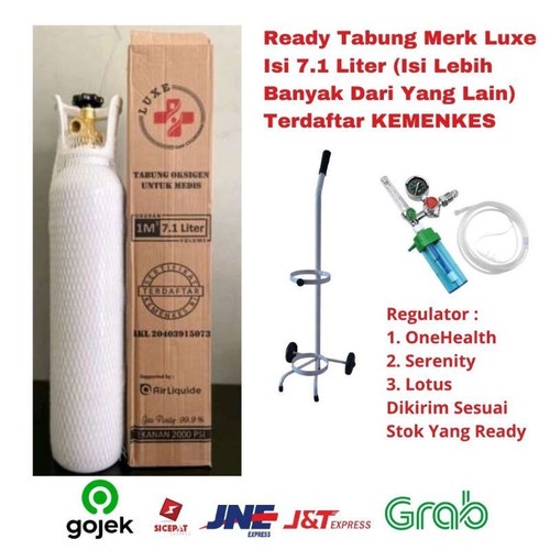 Jual Tabung Oksigen 1m3 Isi Murni Full 1m3 Trolly Shopee Indonesia 