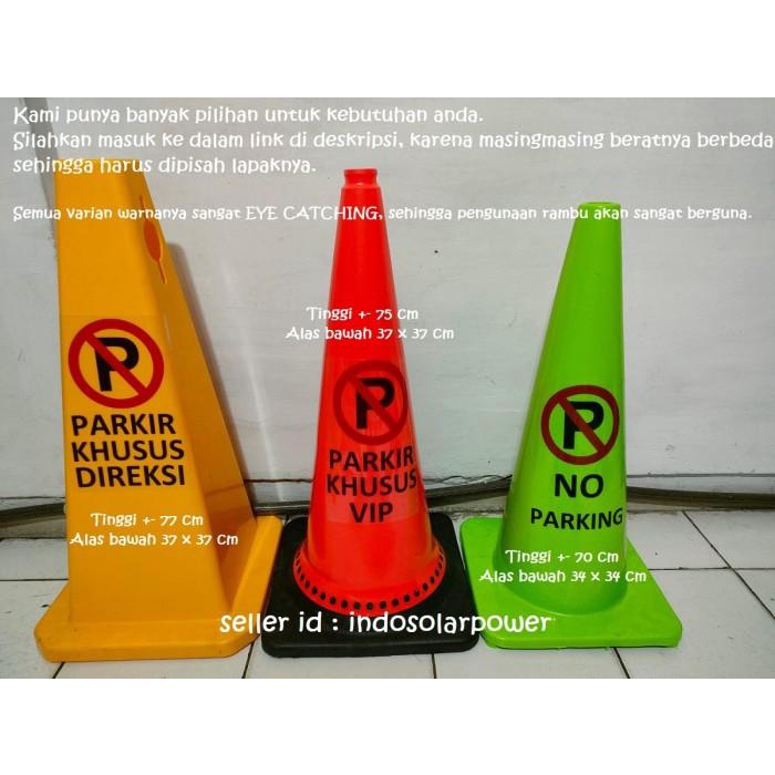 Jual Rambu Dilarang Parkir Plang No Parking Hotel Ruko Rukan Not Wet