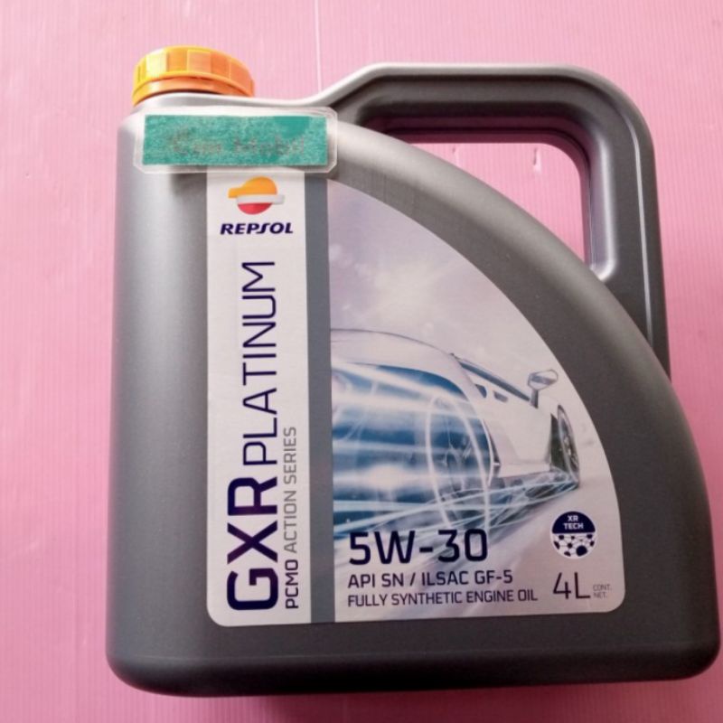 Jual Oli Mesin Repsol GXR Platinum 5W30 API SN / ILSAC GF5 Full