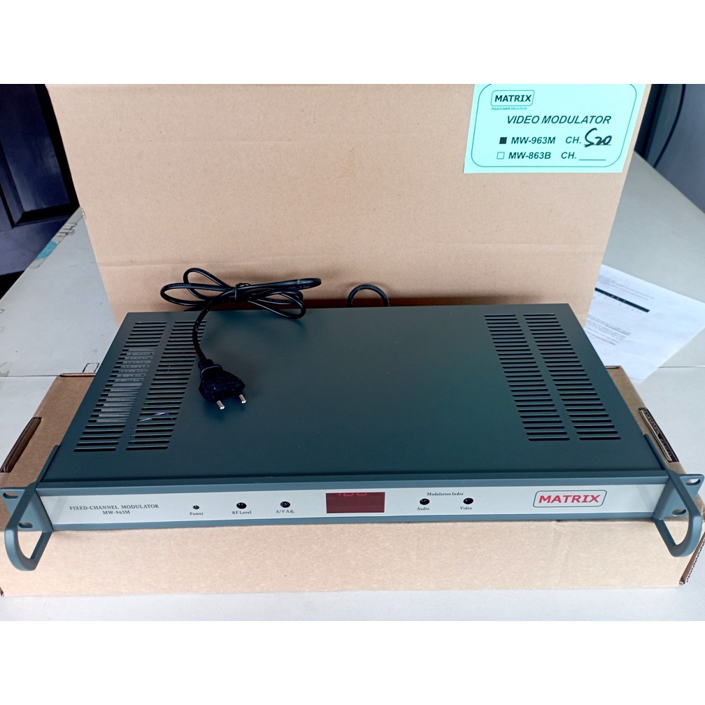 Jual Video Modulator Single Fix Channel MW963M MATRIX Analog | Shopee ...