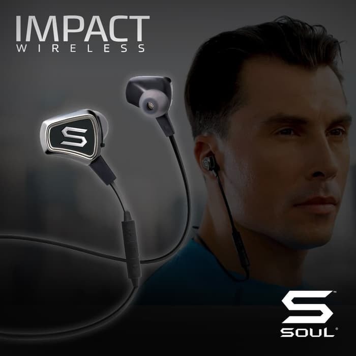 Jual Original 100 SOUL IMPACT Chrome Wireless Bluetooth Earphone