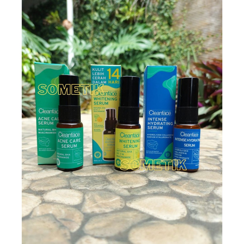 Jual CLEANFACE FACE SERUM 20ML SERIES | CLEANFACE SERUM ACNE | HYDRA ...