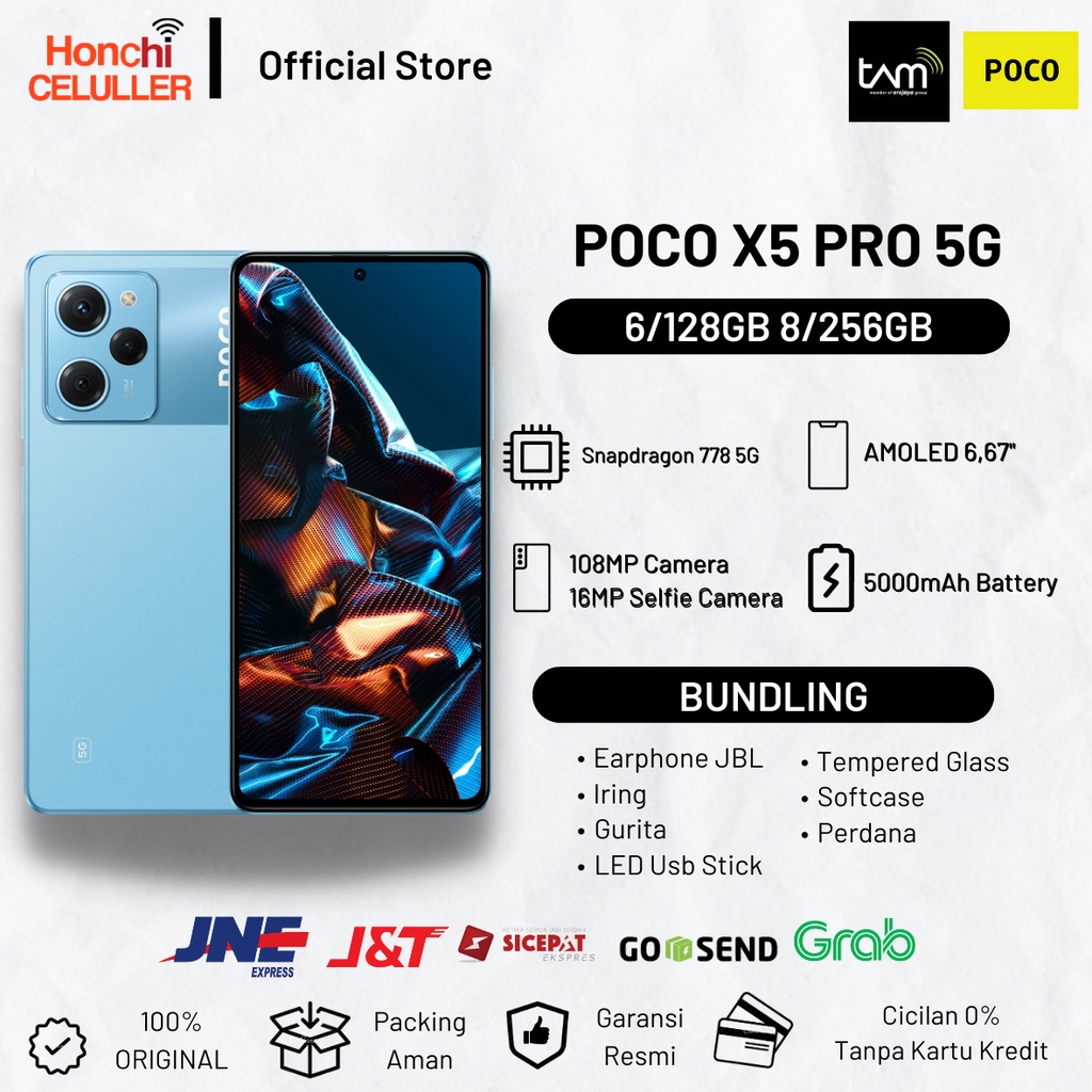 Jual Xiaomi POCO X5 Pro 8/256GB 6/128GB Garansi Resmi POCO Indonesia ...