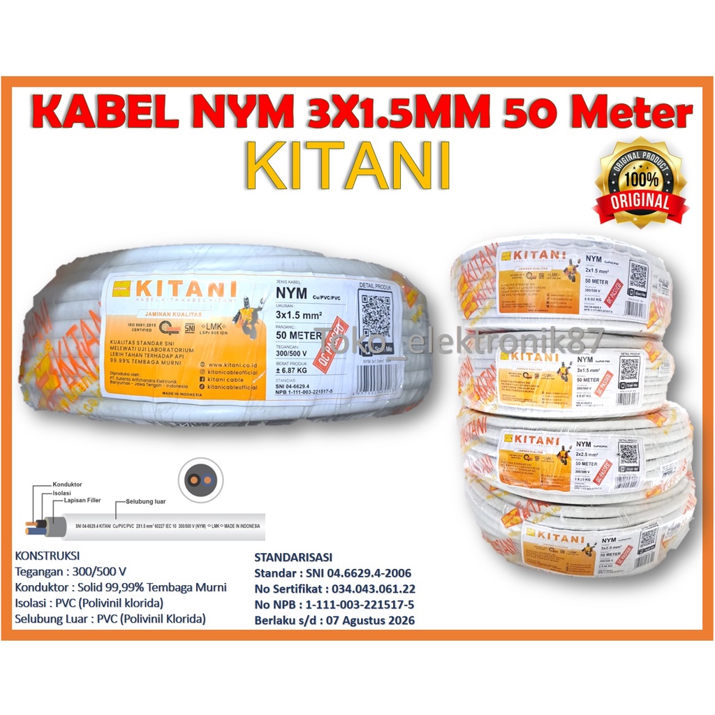 jual-kabel-nym-kitani-3x1-5mm-50-meter-listrik-lmk-sni-shopee-indonesia
