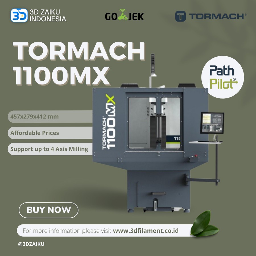 Jual Tormach 1100M 1100 MX CNC Mesin Milling Potong Bahan Baja Besi