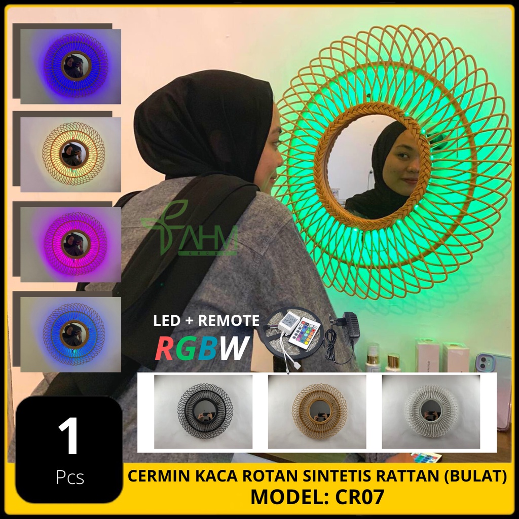 Jual Kaca Cermin Rotan Rattan Sintetis - Cermin Hiasan Dinding ...