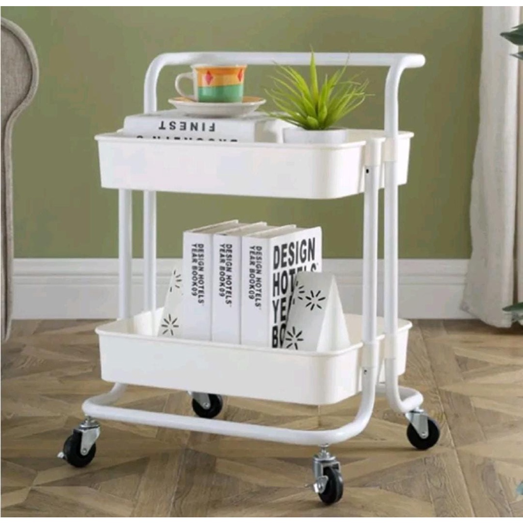 Jual RAK RODA TROLLEY RAK SALON RAK DAPUR RODA TEMPAT PENYIMPANAN ...