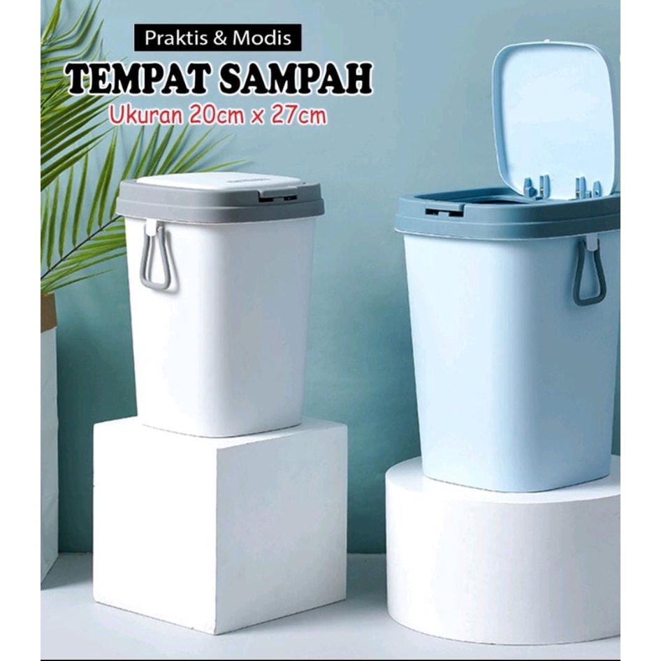 Jual Tempat Sampah Ruang Tamu Tong Sampah Plastik Tempat Sampah Tertutup Kotak Sampah Kamar 5121