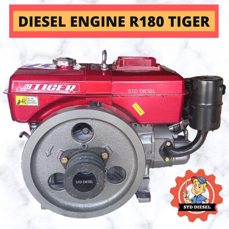 Jual DIESEL ENGINE MESIN DIESEL R180 180 8 HP PK MERK TIGER DISEL MESEN ...