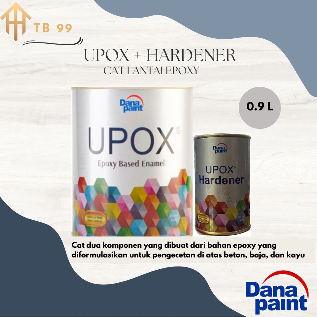 Jual Cat Lantai Dana Paint Upox 1 Liter + Hardener / Floor Coating