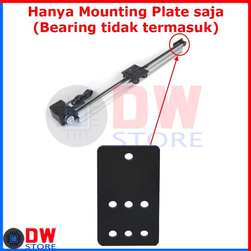 Jual OpenBuilds Idler Pulley Bracket Mounting Holder Plate V-Slot Rail ...